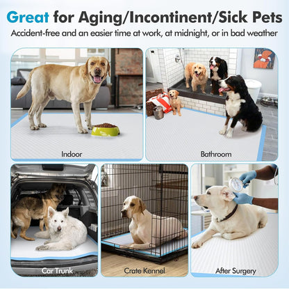 XXXXL 36"X36" Thicken Heavy Absorbency Dog Pad Extra Large- Jumbo Disposable Polymer Quick Dry No Leaking Pee Pads for Dogs, Cats, Rabbits Pets 30 Counts